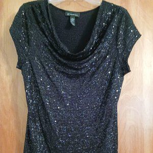INC, Black Sequin Top
